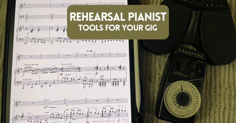Tools List for Rehearsal Pianists – Essential Items I Bring To Every Gig
