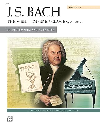 JS Bach WTC Volume 1 Alfred Edition Cover